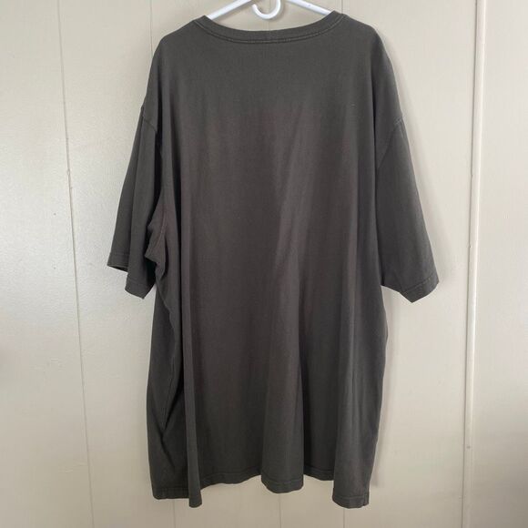 Carhartt Short Sleeve Pocket Tee – Men’s 3XL Tall Workwear T-Shirt Brown/Charcoa - Picture 3 of 13